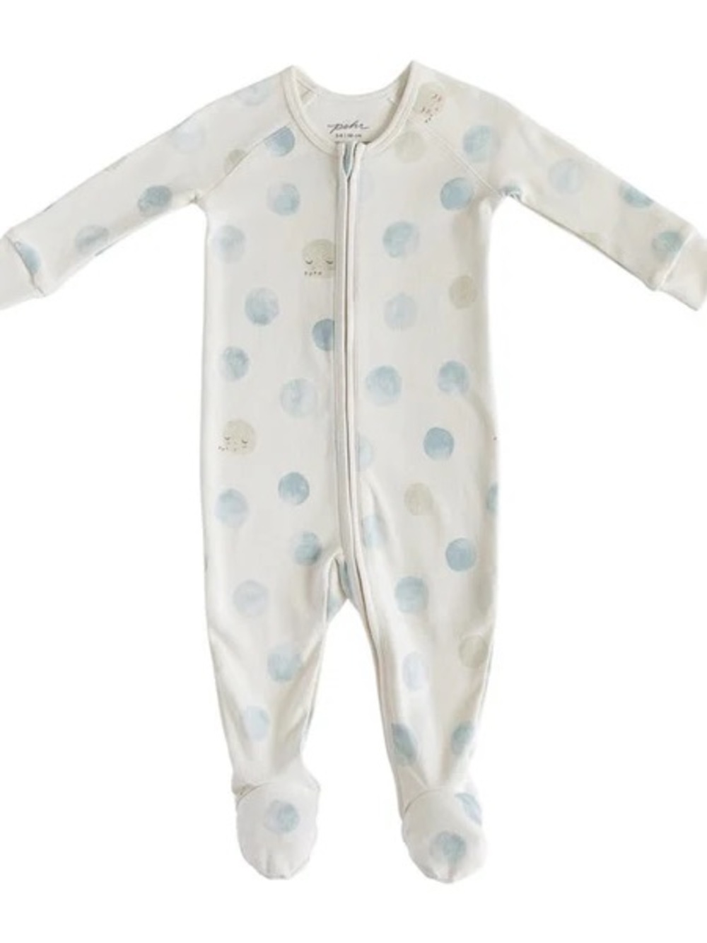 Pehr Zippered Footie Luna Dusk Baby Sleeper